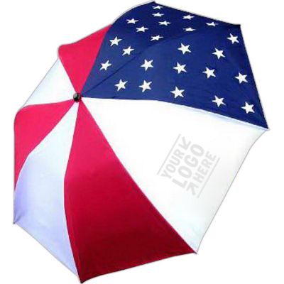 Patriot Folding Umbrella - 42" Arc, Auto-Open