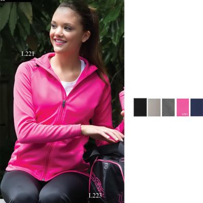 Ladies' ATC&trade; PTech&trade; Fleece Hooded Jacket