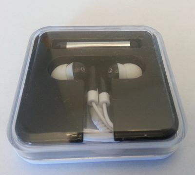 Earbud with Stylus and Carry Case