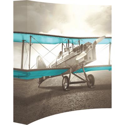 Hopup 8ft Curved Display & Full Fabric Graphic