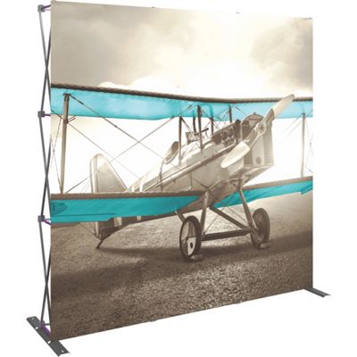Hopup 8ft Full Height Straight Display & Front Graphic