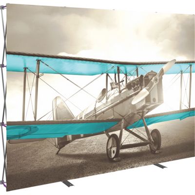 Hopup 10ft. Full Height Straight Display & Front Graphic