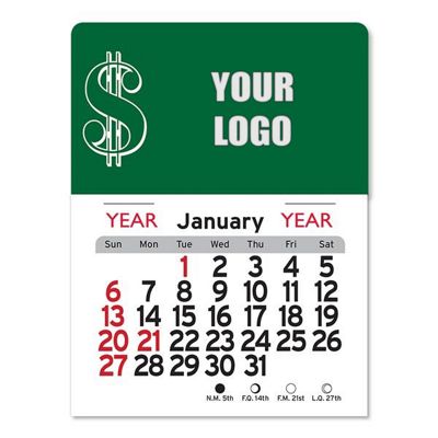 Dollar Sign Peel-N-Stick® Calendar