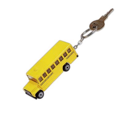 Die cast miniatuare School Bus Keychain
