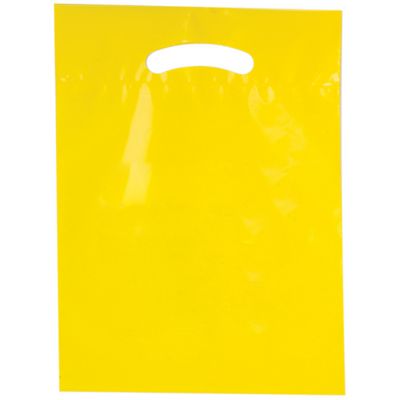 Die Cut Fold-Over Reinforced Plastic Bag - Flexo Ink