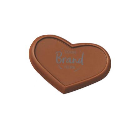 Heart Foiled Wrapped Molded Milk Chocolate